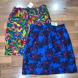 J. Crew Colorful Floral Skirt Bundle